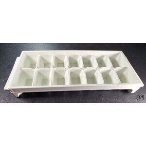 Vintage 12.5" White 14 Cube Ice Tray 465994